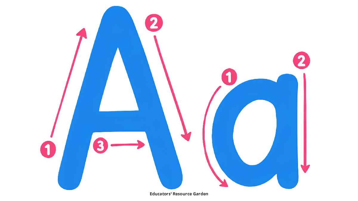 Letter Formation Slides A-Z Interactive Stroke Order I Finger Tracing Practice